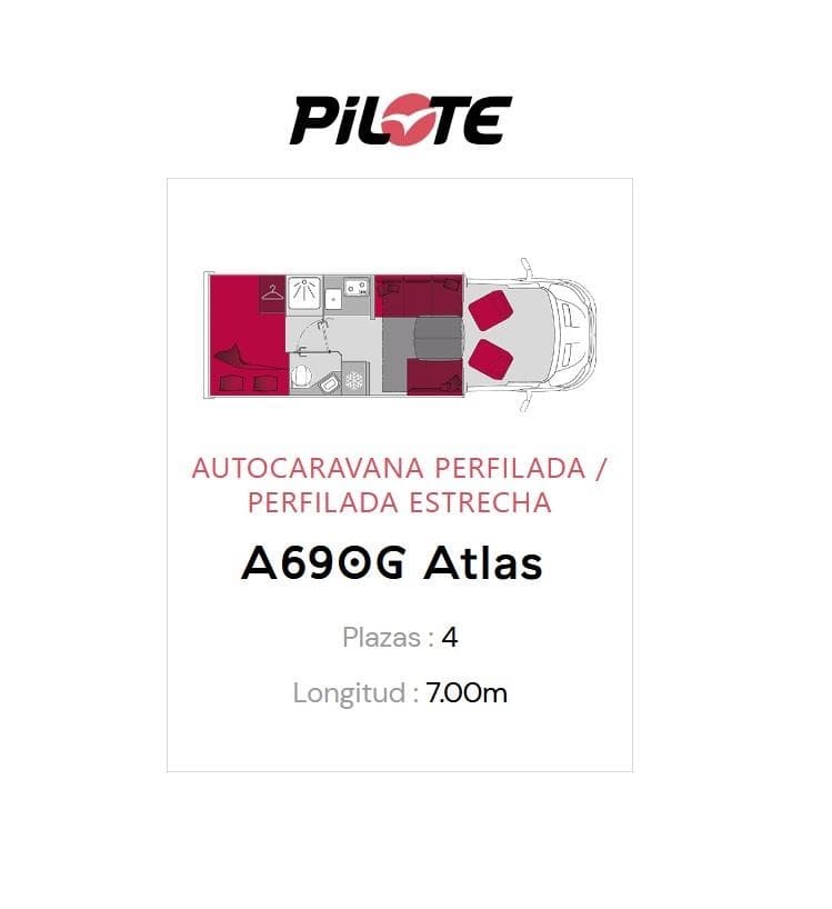 Foto 2 AUTOCARAVANA PILOTE ATLAS A690G - ENTREGA INMEDIATA [reservada]