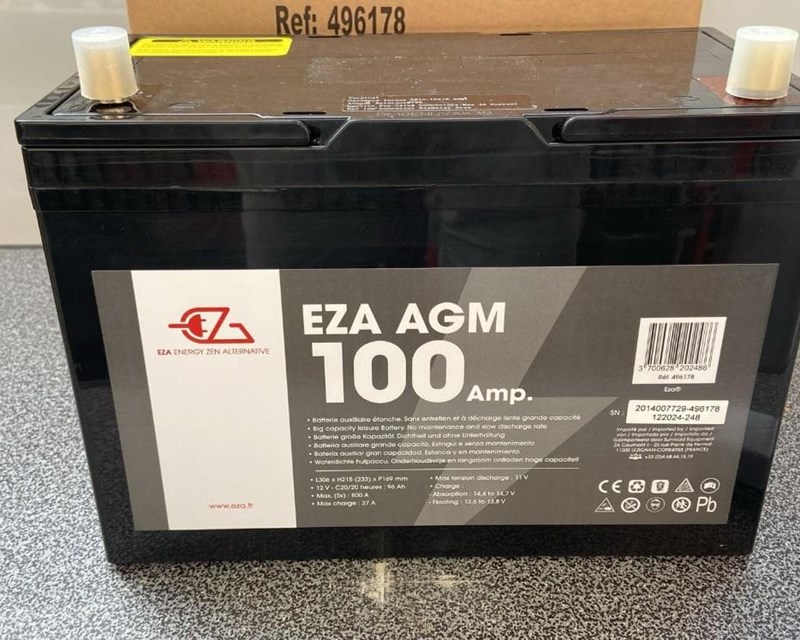 BATERIA DE AGM 100AH COMPACTA