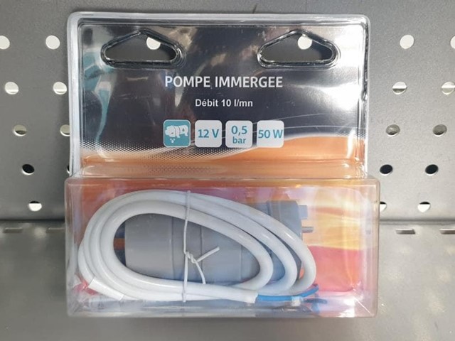 BOMBA DE AGUA  SUMERGIBLE 10 LITROS/MIN