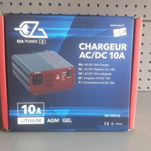 CARGADOR  AC/DC 10A GEL AGM LITHIUM