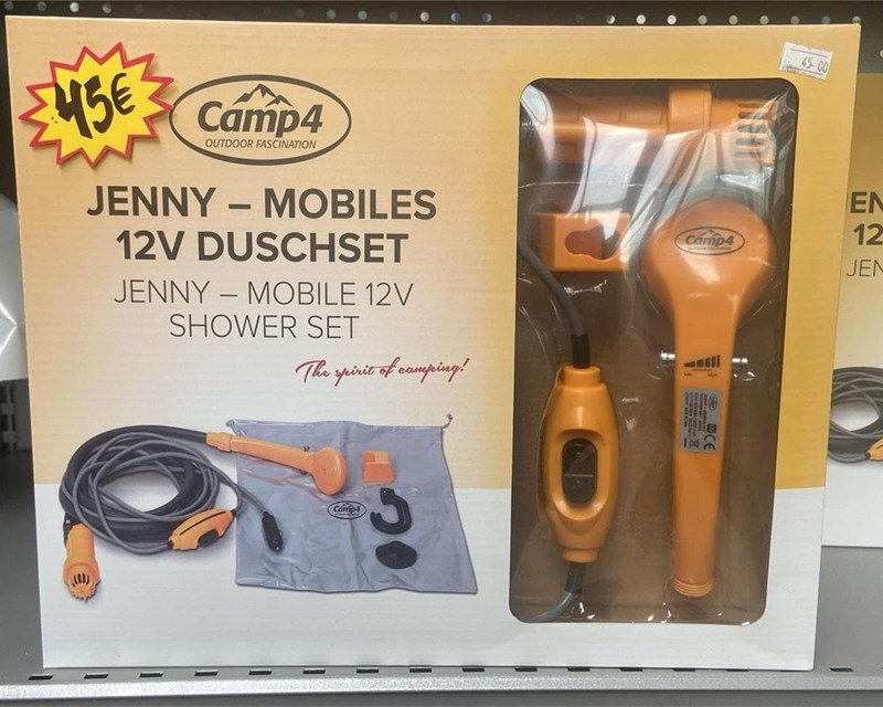 DUCHA EXTERIOR PARA FUGONETAS/ CAMPER