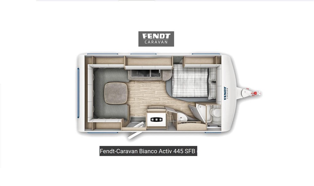 Foto 1 FENDT BIANCO ACTIV 445 SFB - RESERVA TÚ NUEVA CARAVANA