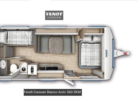 FENDT BIANCO ACTIV 560 SKM - RESERVA TU NUEVA CARAVANA 