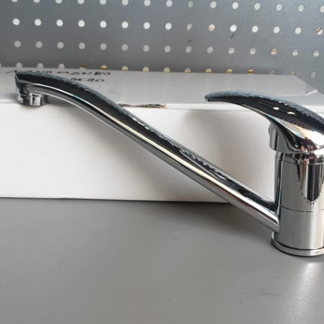 GRIFO MONOMANDO METAL 22CM PARA FREGADERO