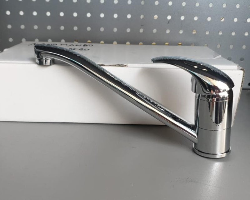 GRIFO MONOMANDO METAL 22CM PARA FREGADERO