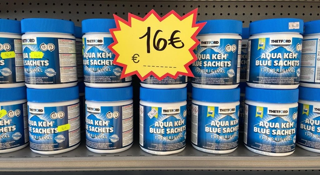 Foto 1 PASTILLAS THETFORD AQUA KEM BLUE SACHETS