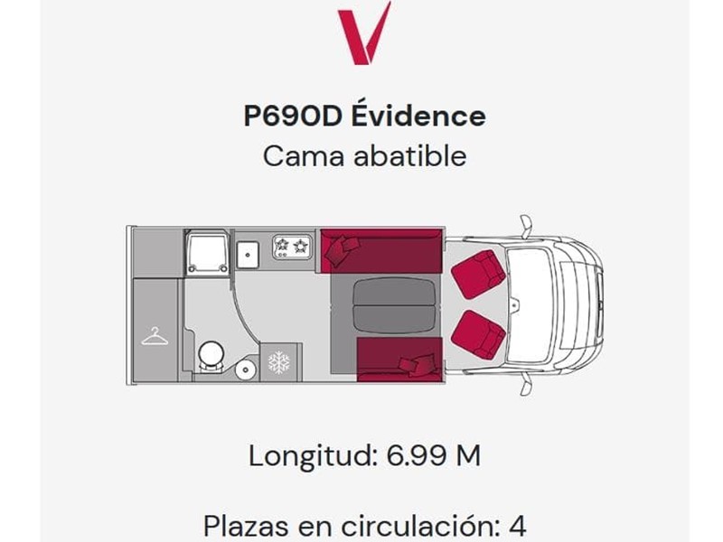 PROXIMAMENTE AUTOCARAVANA PILOTE EVIDENCE P690D - FINANCIACION