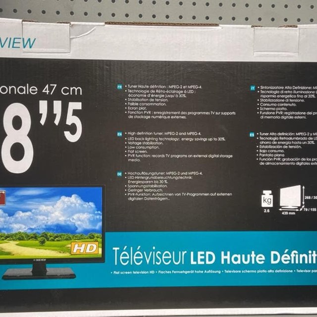 TELEVISION DE 18,5 PULGADAS